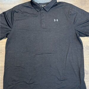 Under Armour Men’s Black Polo with Subtle Logo